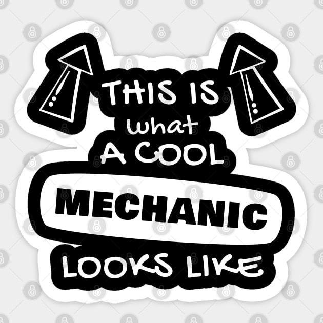 this is what a cool mechanic looks like Sticker by LeonAd